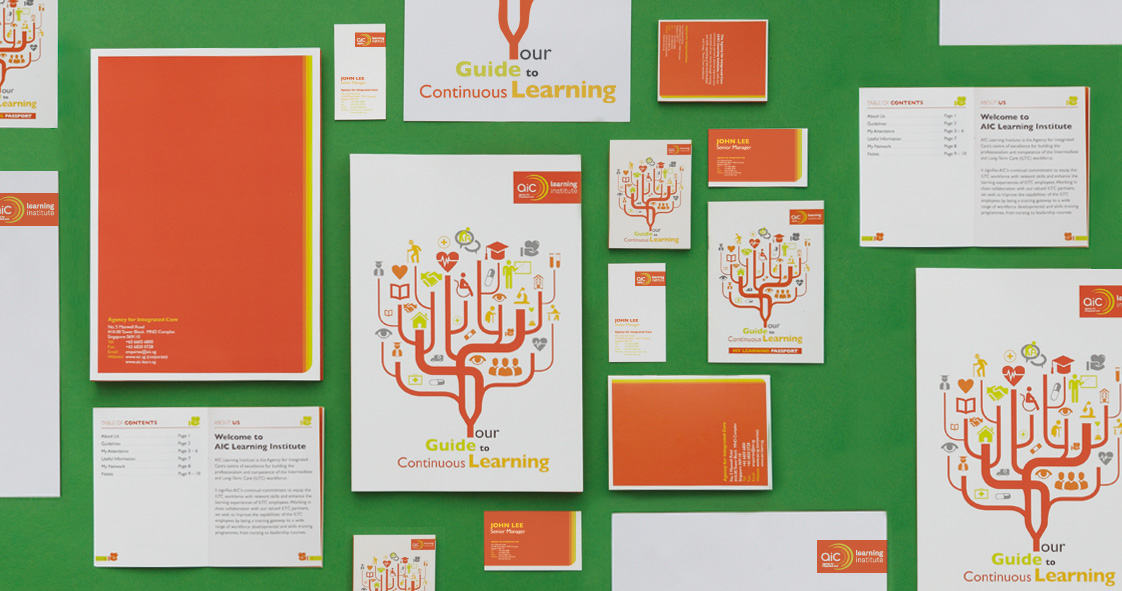 Agency For Integrated Care Learning Institute Branding Design