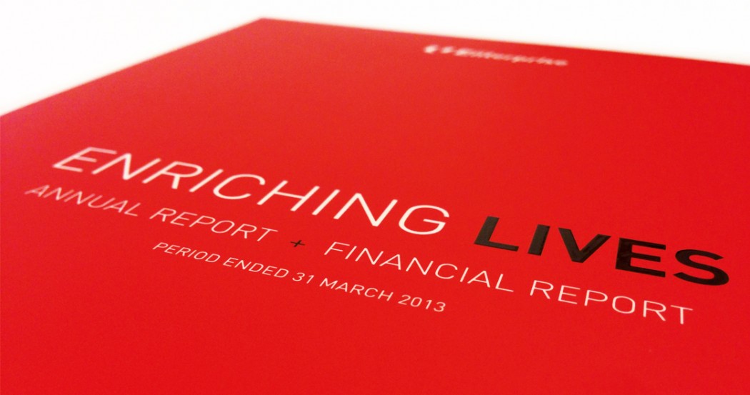 NTUC Social Enterprises Annual Report 2012 Design