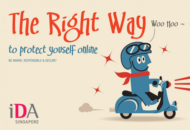 IDA Singapore Online Security Awareness Programme Brochure Design