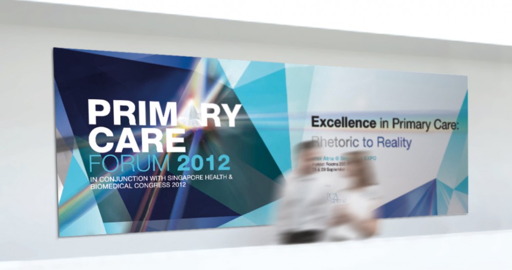 NHG Primary Care Forum Event Marketing Collaterals Design