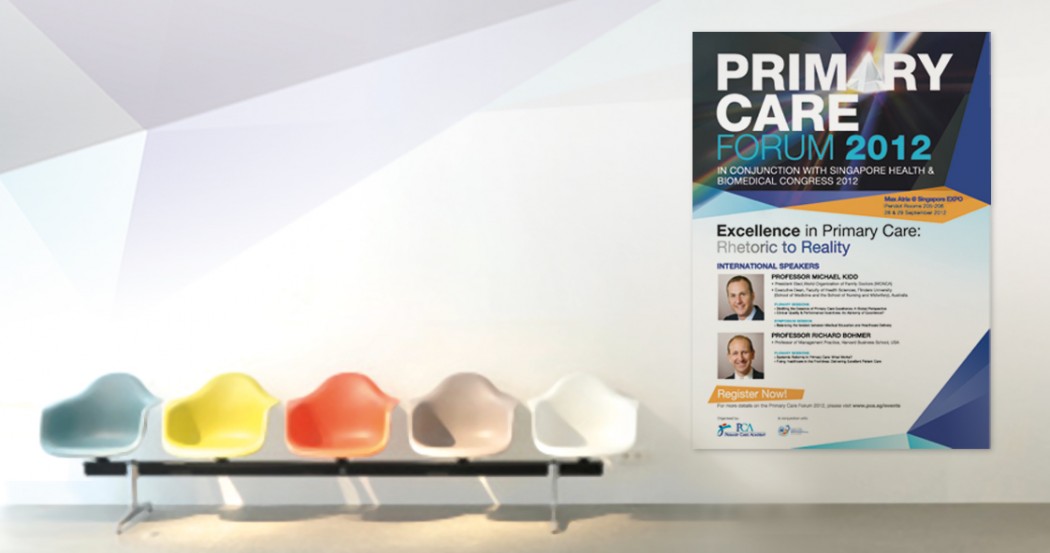 NHG Primary Care Forum Event Marketing Collaterals Design