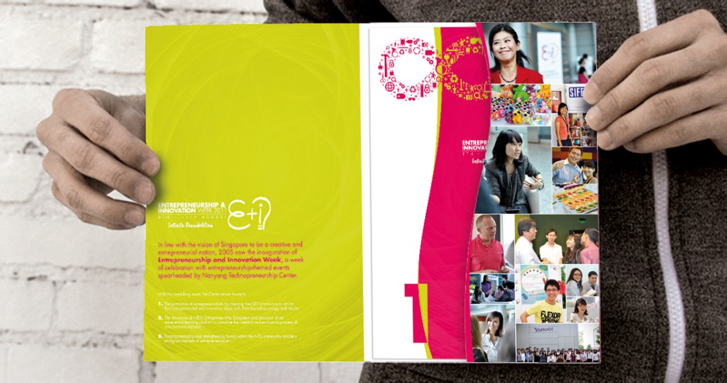 NTU Entrepreneurship & Innovation Week Event Marketing Collaterals