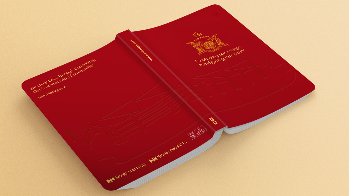 Swire Shipping Cover Book Spreads 150 Anniversary
