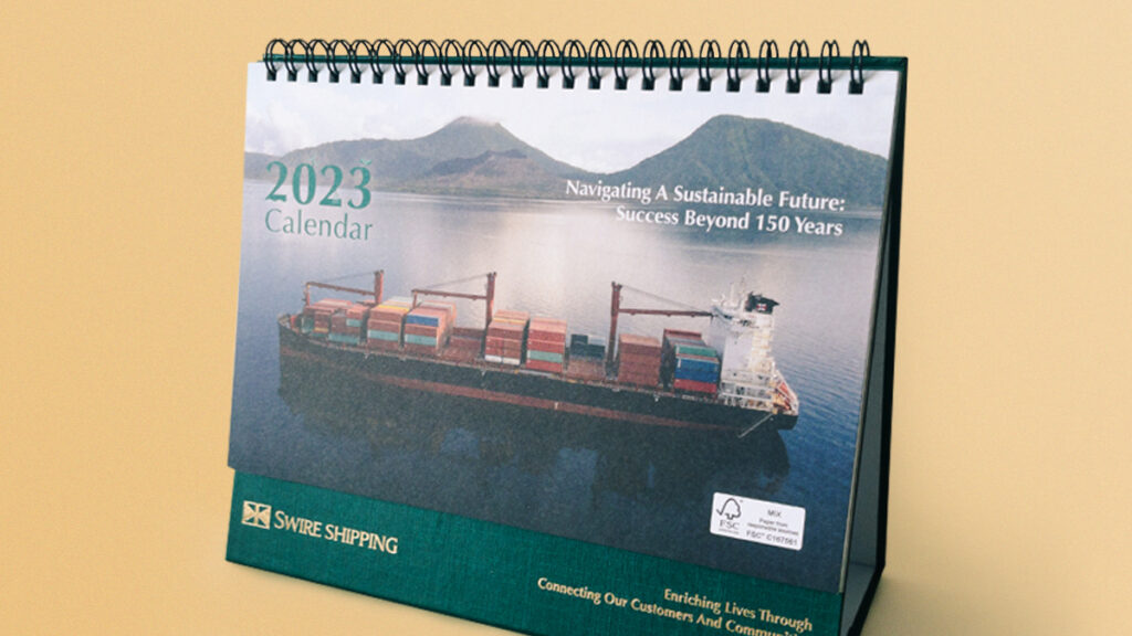 Swire Shipping Desktop Calendar 2023