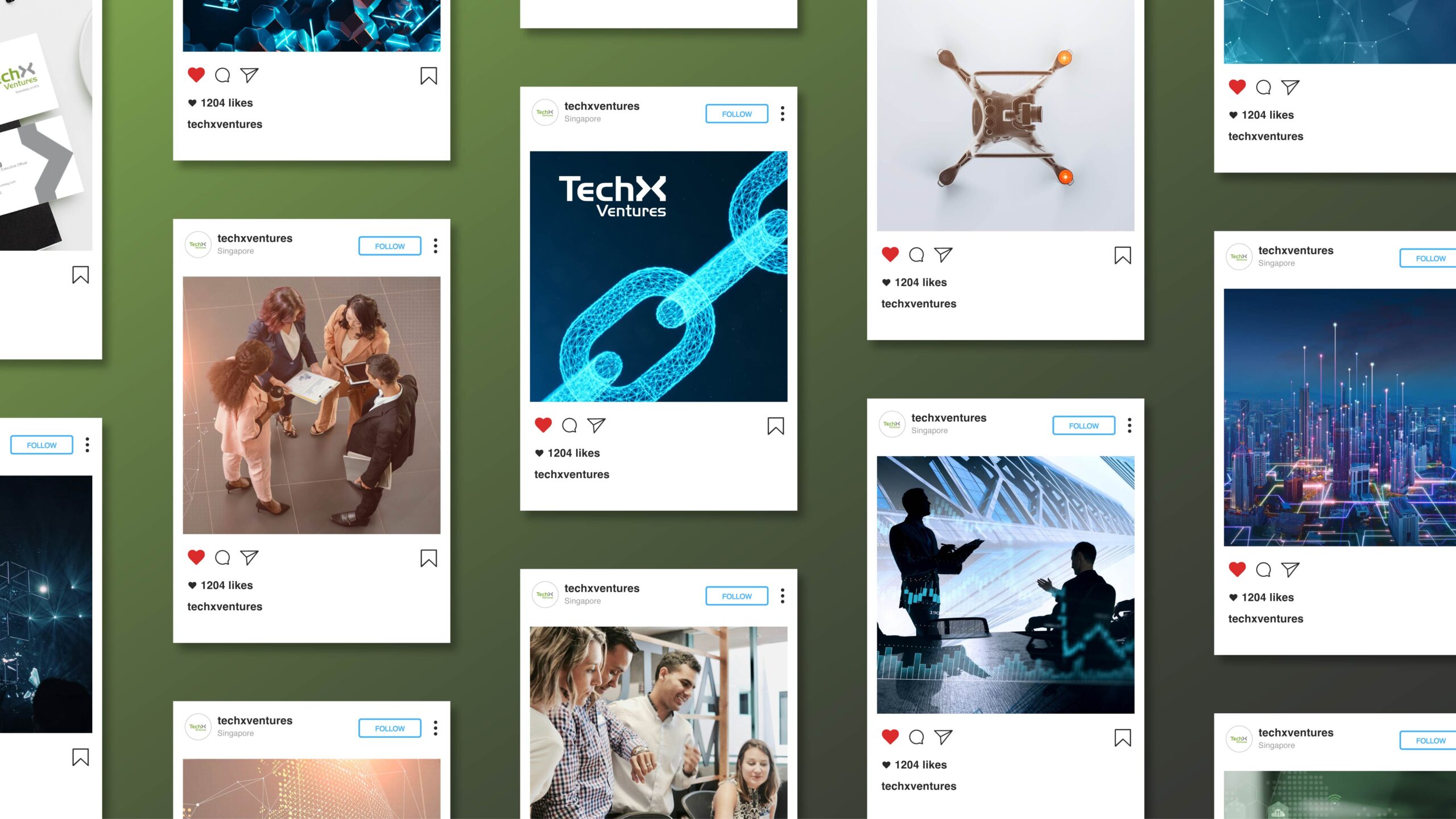 Corporate Identity Social Media Demo