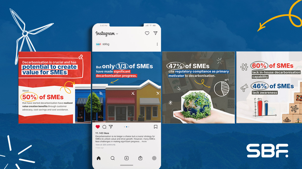 SBF's social media carousel ads