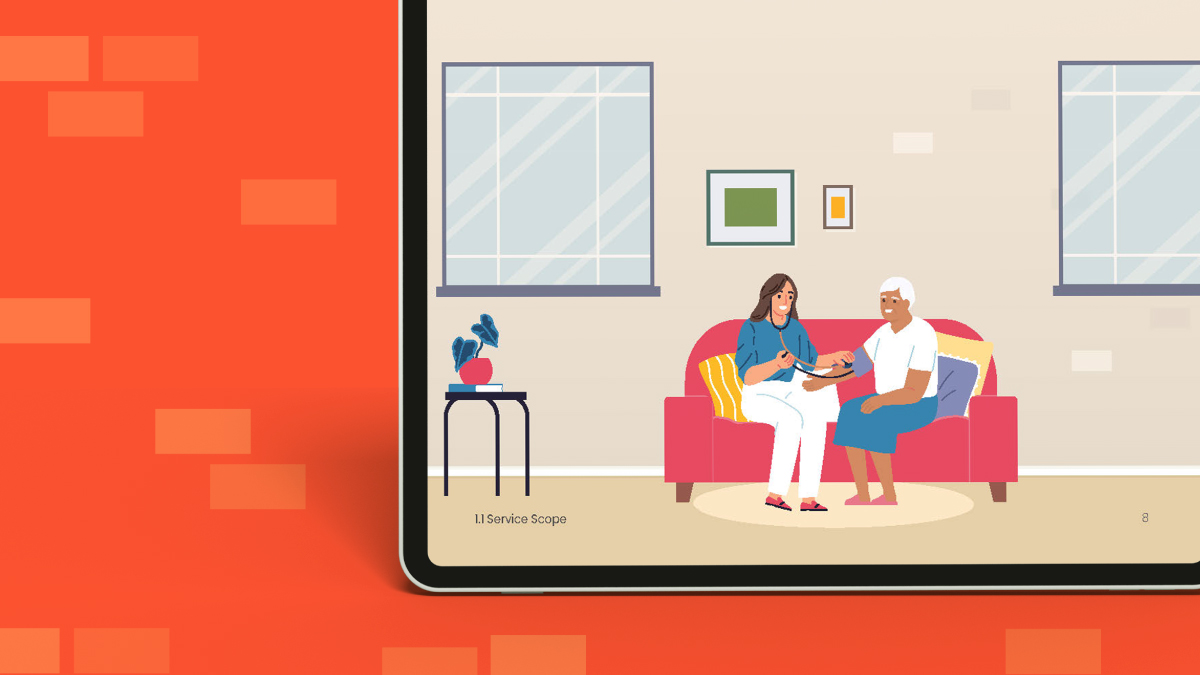 Digital good practice guide book layout — portrait orientation designed for mobile readability