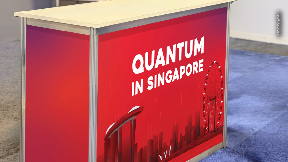NQO Singapore trade show booth at APS Global Physics Summit 2026